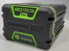 Greenworks Pro BAB723 80V 4.0AH Li-ion Battery Manufactured In 2022. Fixed Price $75.99.