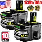 Pack For Ryobi 8AH 12AH P108 High Capacity Battery 18VOLT Li-ion One Plus. Fixed Price $113.74.