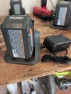 Ridgid Max Lithium 4AH Battery #R87004 With Charger #R86093. Fixed Price $34.99.