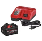 Milwaukee 48-59-1881 M18 Redlithium Forge XC8.0 Ah Battery Starter Kit. Fixed Price $179.00.
