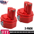 2PACK 14.4V 3.6AH Nimh Battery For Makita 1433 1434 1435F 192699-A 193158-3. Fixed Price $78.99.