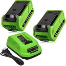 Enermall 2PACK 6.0AH Replacement For Greenworks 40V Battery 29252 20202 22262. Fixed Price $159.23.