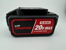 Hyper Tough 20V Max 4.0AH Charge Lithium-ion Battery (HT21-401-003-11). Fixed Price $39.99.