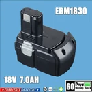 New Battery For Hitachi EBM1830 BCL1815 WR18DL 7000MAH 18V Li-ion BCL1840 WH18DL. Fixed Price $33.98.