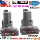 6.0AH 12V Battery For Ridgid L1240 AC82048 R82048 R86048 130446007 130446011 Usa. Fixed Price $22.99.