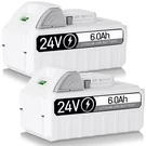 Pack 6.0AH For Snow Joe Sun Ion+ 24VBAT-LTX 24VBAT-LTW Battery. Fixed Price $72.98.