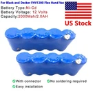 Battery For Black & Decker FHV1200 Type 12V Flex Hand Vac Fit ETPCA-P180021U3. Fixed Price $42.00.
