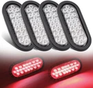 6 Inch Lens Light 24 Led Oval Flash Break Clear/red Pack Of. Fixed Price $44.99.