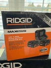 Ridgid 18V Max Output Starter Kit With 2 Batteries Charger & Lifetime Service. Fixed Price $98.50.