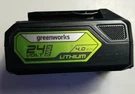 Greenworks BAG709 24V Max 4AH Usb Battery. Fixed Price $32.99.