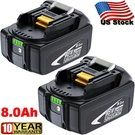 Packs For Makita BL1860B BL1820B 1830B 1840B 1850B 18V Tools 8.0AH Batteries. Fixed Price $45.89.