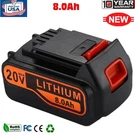 8.0AH 20VOLT LB2X4020 Battery For Black And Decker LBXR20 LB20 Max Lithium. Fixed Price $20.99.