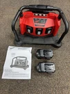 Milwaukee 120V Multi-bay Charger 48-59-0260 & (2) 18V Batteries Included. Fixed Price $199.99.