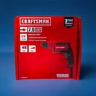 Craftsman CMED731 7.0 Amp Corded Drill/driver Variable Speed Keyless 3/8" Red. Fixed Price $49.99.