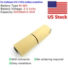 Battery Pack For Craftsman 315.111810 Cordless Screw Driver 3000MAH 2.4V Nimh. Fixed Price $21.00.