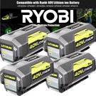 1-4X For Ryobi OP40603 OP40201 40V Lithium Ion 6AH Battery Pack High Capacity Us. Fixed Price $147.00.