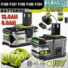 P106 18V Battery For Ryobi P108 One Plus High Capacity Lithium-ion. Fixed Price $88.98.