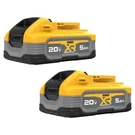 DEWALT20V Max Xr Powerstack Lithium-ion 5.0AH Battery (2 -pack). Fixed Price $299.00.