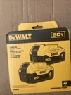 Dewalt 20V Max Lithium-ion 4AH Battery Pack DCB324-4 Yellow. Fixed Price $125.00.