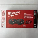 Milwaukee M18 Redlithium XC5.0 18V 5.0AH Li-ion Starter Kit 48-59-1852B. Fixed Price $133.99.