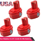 1-4-PACK 3.6AH For Makita 18VOLT Ni-mh Battery 1822 1834 1823 1833 1835 New. Fixed Price $156.99.
