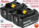For Makita BL1850B-2 18V 5.0AH 2/PK Li-ion Batteries Non-genuine Ships From *usa. Fixed Price $79.95.