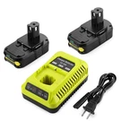 Energup 2PACK 18VOLT P102 Replace For Ryobi Batteries And Charger Green. Fixed Price $85.49.