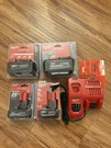 Milwaukee M18 & M12 Battery Rapid Charger Lot - XC6.0, XC5.0, XC3.0 5PC. Fixed Price $375.00.