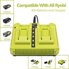 OP401 40V Dual Charger For Ryobi 4.0AH OP40404 Battery Rapid. Fixed Price $40.95.