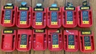Lot Of 12 Dewalt N455001 Flexvolt Battery Covers Transport Safety Caps Red Abs. Fixed Price $59.00.