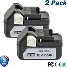 2X 18V Battery For Hitachi 7.0AH BSL1850 BSL1840 BSL1830 BSL1815X 330139 Li-ion. Fixed Price $65.98.
