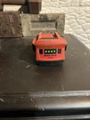 Hilti 2183185 22.2 V Power Tool Batterie - Red. Fixed Price $150.00.