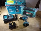 Makita 18V. Lxt 1/2" Drill/driver W/ 4AH Battery, Charger & Bag # XFD13SM1 ... Fixed Price $100.00.