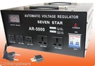 Seven Star AR5000 Watt Step Up-down Voltage Converter Stabilizer 220V 110V. Fixed Price $189.90.