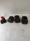Milwaukee M18 Battery Lot 8.0AH 6.0AH (lights Up) 5.0AH + M12 Parts/repair. Fixed Price $109.99.