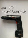 Skil Warrior 9.6V Cordless 3/8IN. Drill 2375 No Charger Unit Only Untested. Fixed Price $10.00.