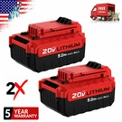 2-PACK 5.0AH For Porter Cable PCC685L 20 Volt Max Battery PCC680L PCC682L Li-ion. Fixed Price $38.98.