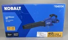 Kobalt 40V Leaf Blower 600 Cfm 7045134 Tool Only. Fixed Price $85.49.