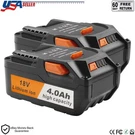 2PACK 4.0AH 18V For Ridgid Battery R840087 R840086 R840085 R840083 AC840086. Fixed Price $46.49.