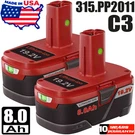 Pack 8.0AH 19.2V For Craftsman C3 Diehard Lithium Ion Xcp Battery 11375 11570. Fixed Price $125.69.