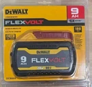 Dewalt DCB609 20V/60V Max Flexvolt 9.0AH Lithium-ion Battery Tool Batteries New. Fixed Price $129.98.