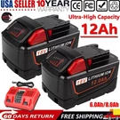 For Milwaukee M18 18V Lithium Hd 12.0AH Extended Capacity Battery 48-11-1812. Fixed Price $21.99.