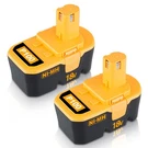 Vanttech (upgraded To 4.8AH Ni-mh) 18V P100 2-PACK, Black+yellow. Fixed Price $64.99.