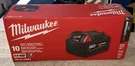 Milwaukee 48-11-1851 M18 18V 5.0AH Redlithium Cordless Battery Pack 10PK. Fixed Price $626.00.