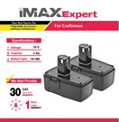 2X 18V 2AH Nimh Battery For Craftsman 11098, 223310, 9-11103, 9111098. Fixed Price $72.68.