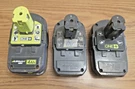 3 Ryobi 18V Lithium Batteries P102 P108 P189 Not Charging Parts Repair. Fixed Price $24.95.