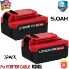 New For Porter Cable PCC685L 20V 5.0/6.0AH Max Lithium Battery PCC680L PCC682L. Fixed Price $347.98.
