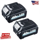 2 Pack 40VOLT 4AH Battery For Makita Xgt 4.0AH BL4050F New. Fixed Price $81.78.