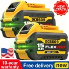 2PACK 15.0AH DCB609-2 For Dewalt DCB612 20V/60V Max Flexvolt Lithium-ion Battery. Fixed Price $118.99.