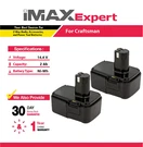 2X 14.4V 2AH Nimh Battery For Craftsman 11105, 11107, 982151-001, 11333. Fixed Price $66.49.